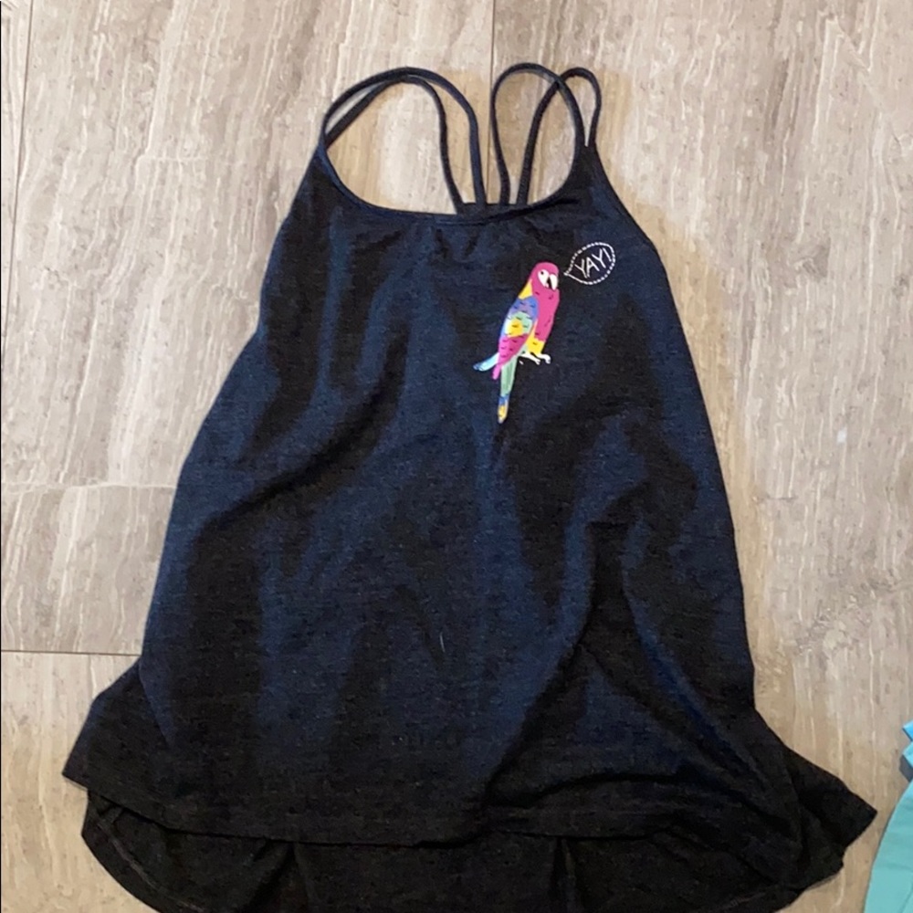 old navy tank top. runs big fits like adult XS